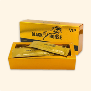 Gold Black Horse Vital Honey