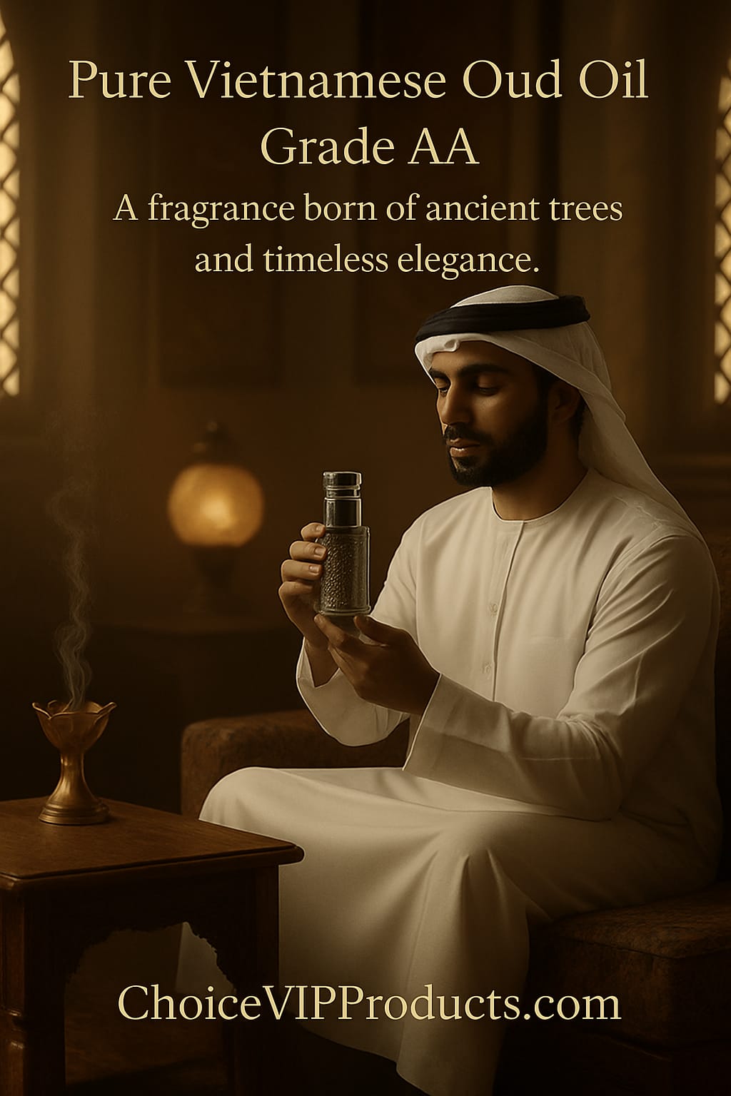 Luxury Oud Oil From Crassna Tree Vietnam 2 ML