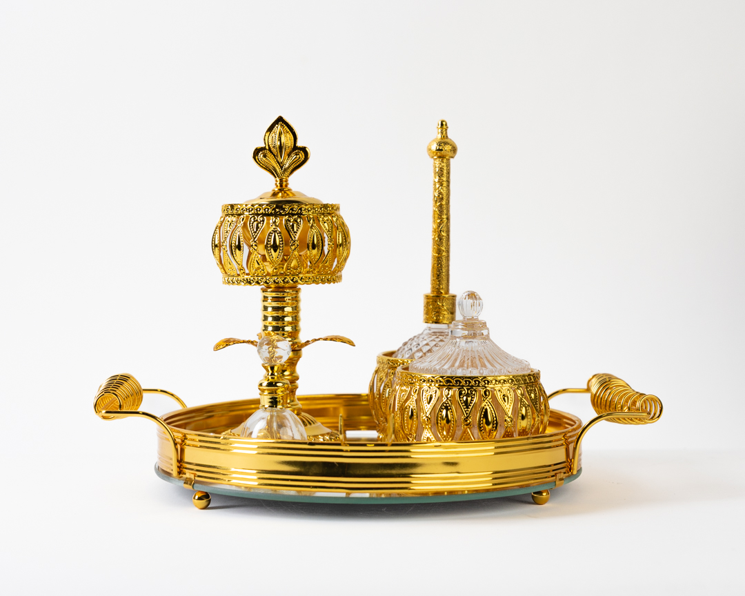 Middle East Luxury Golden incense Burner Home and Office, New Arrival 2025 - Image 2