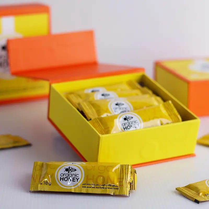 Organic Honey 24 sachets - Image 2